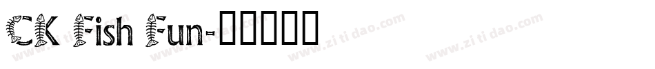 CK Fish Fun字体转换
